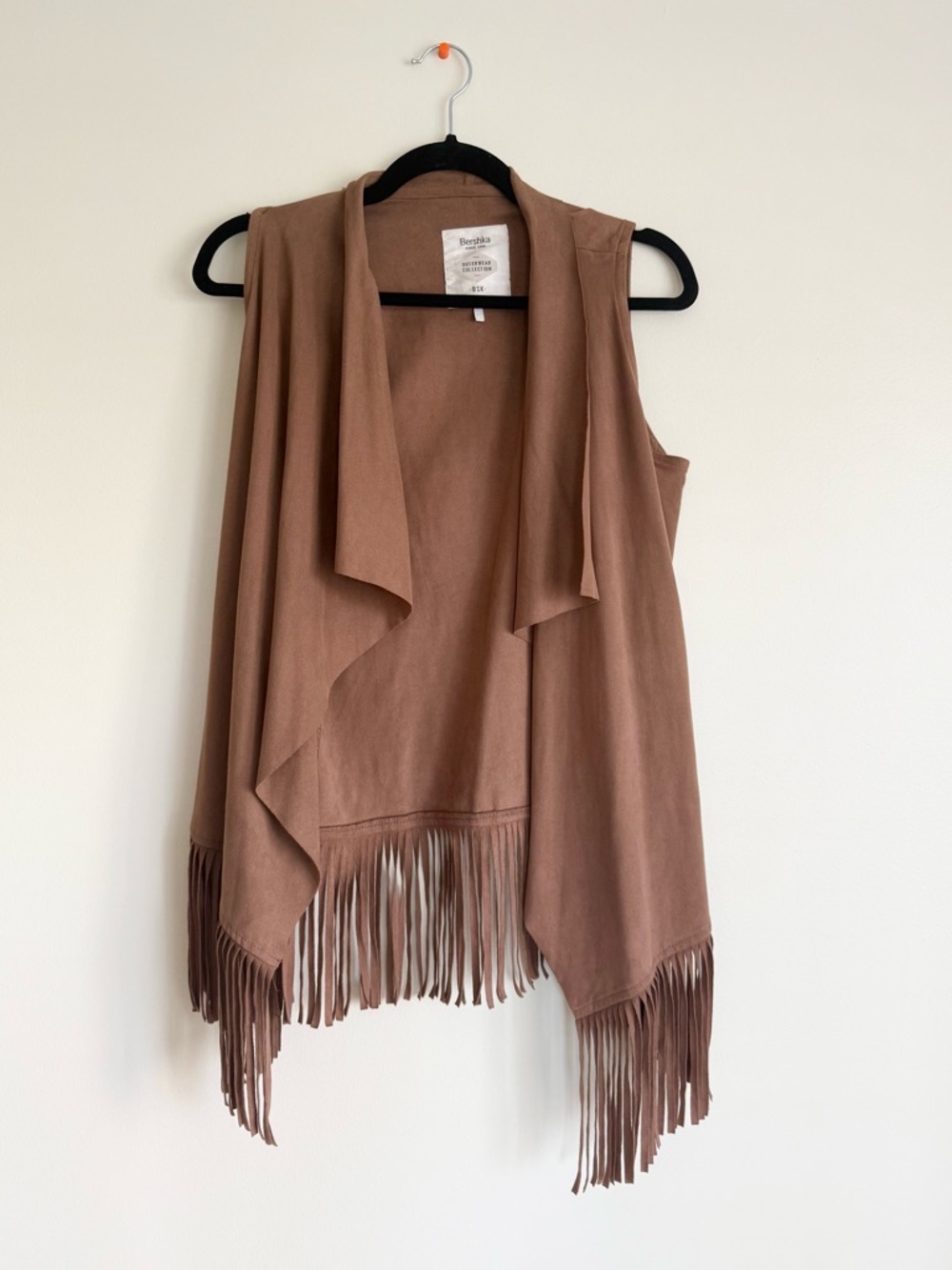 Bershka Suede Fringe Vest 🐎✨